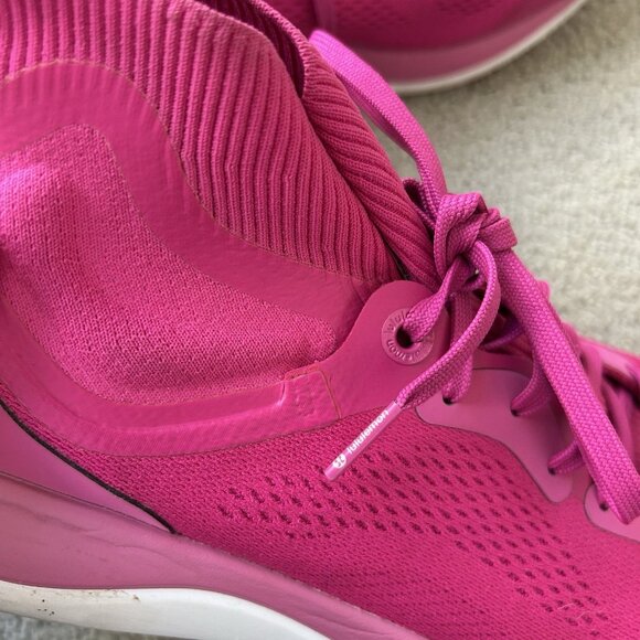 Lululemon Athletica Womens Chargefeel Mid Workout Sneakers Shoes Sonic Pink 9.5 - Picture 4 of 15